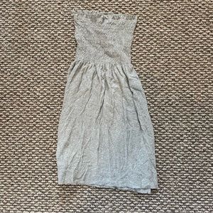 Free People Grey Cover Up / Maxi Dress